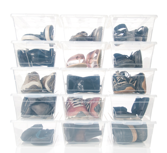 Organizando sapatos