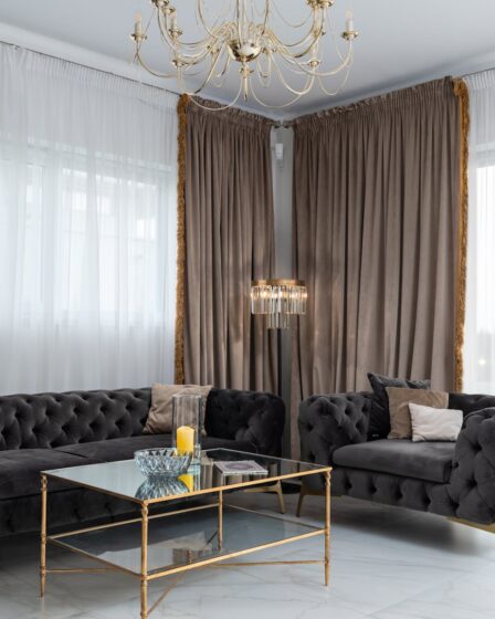 cozy living room with couches